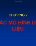 Bài giảng Cơ sở dữ liệu (Database): Chương 2 - TS. Lê Thị Lan