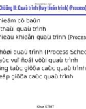 Hệ điều hành 1 - Chương III: Qúa trình (hay tiến trình) (process)