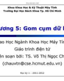 Bài giảng Khai phá dữ liệu: Chương 5 - TS. Võ Thị Ngọc Châu