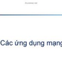 Bài giảng Lập trình mạng: Các ứng dụng mạng - ĐH Công nghệ Đồng Nai