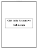 Giới thiệu Responsive web design