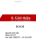 Bài giảng Software quality assurance: Giới thiệu môn học - Nguyễn Anh Hào