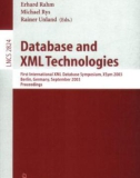 Database and XML Technologies- P1