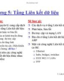 Chương 5a: Tầng liên kết dữ liệu