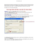 Tích hợp thêm dữ liệu vào đĩa CD Hiren Boot