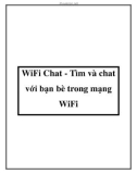 WiFi Chat - Tìm và chat với bạn bè trong mạng WiFi