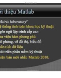 Bài giảng Matlab: Chương 1