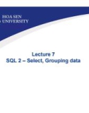 Giáo trình SQL Bài 15