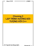 Bài tập Chương 3 LẬP TRÌNH HƯỚNG ĐỐI TƯỢNG VỚI C++