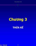 Bài giảng Lập trình hướng đối tượng: Chương 3 - ThS. Bùi Trọng Hiếu