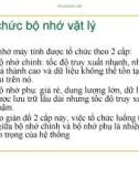 Bài giảng hệ điều hành : QUẢN LÝ BỘ NHỚ part 2