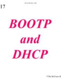 Lecture TCP-IP protocol suite - Chapter 17: BOOTP and DHCP