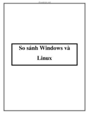 So sánh Windows và Linux