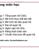 Bài giảng Cơ sở dữ liệu: Chương 1 - GV. Vũ Duy Linh