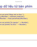 Lập trình Java cơ bản : Tổng quan lập trình Java part 6