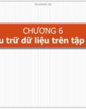 Bài giảng Kỹ thuật lập trình nâng cao: Chương 6 - ThS. Phạm Đào Minh Vũ