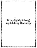 Bí quyết ghép ảnh ngộ nghĩnh bằng Photoshop.