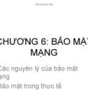 Bài giảng Mạng máy tính: Chương 6 - ThS. Trần Bá Nhiệm