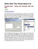 Khóa Hàm Thụ Visual Basic 6.0 _Chương 7a