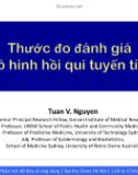 Bài giảng Thước đo đánh giá mô hình hồi quy tuyến tính