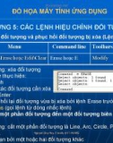 Đồ họa máy tính ứng dụng cho tin học mỏ - Chương 5