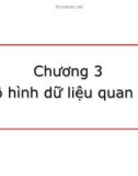 Bài giảng Cơ sở dữ liệu: Chương 3 - GV. Vũ Duy Linh