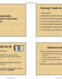Bài giảng Nhập môn công nghệ phần mềm (Introduction to software engineering): Chương 5 - Nguyễn Nhất Hải