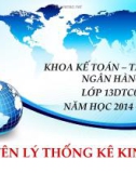 Bài giảng Nguyên lý thống kê kinh tế (Khoa Kế toán - Tài chính Ngân hàng)