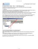 Windows Server 2008 - Part 7 - Disk Management