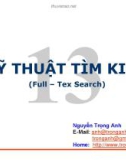 KỸ THUẬT TÌM KIẾM(Full – Tex Search)