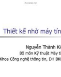 Bài giảng Thiết kế nhờ máy tính - Nguyễn Thành Kiên