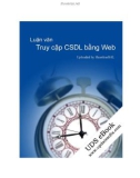 Luận văn truy cập CSDL bằng Web