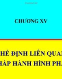 Bài giảng Các chế định liên quan đến chấp hành hình phạt