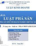 Chủ đề 14: LUẬT PHÁ SẢN