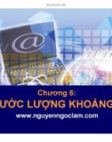 Bài giảng Nguyên lý thống kê: Chương 6 - Nguyễn Ngọc Lam (2017)