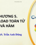 Bài giảng Lập trình hướng đối tượng C: Chương 5 - ThS. Trần Anh Dũng