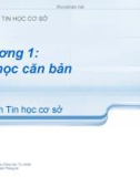 Tin học cơ sở-Chương 1: Bài 1