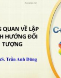 Bài giảng Lập trình hướng đối tượng C: Chương 2 - ThS. Trần Anh Dũng