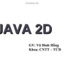 BÀI GIẢNG: JAVA 2D