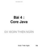 Bài giảng Phát triển ứng dụng nguồn mở: Bài 4 - Đoàn Thiện Ngân