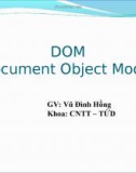 JAVA DOM (Document Object Model)