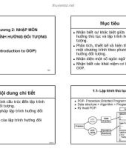 Bài giảng Object-Oriented programming: Chương 2 - Văn Thị Thiên Trang