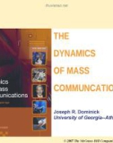 Lecture Dynamics of mass communication (9th edition): Chapter 10 - Joseph R. Dominick