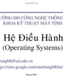 Bài giảng Hệ điều hành (Operating Systems) - Hà Lê Hoài Trung