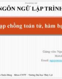 Bài giảng Ngôn ngữ lập trình: Bài 5 - Nguyễn Xuân Hùng