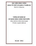 Giáo trình Thống kê nhân sự cơ quan Hành chính Nhà nước: Phần 1 - PGS.TS. Võ Kim Sơn