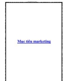 Mục tiêu marketing