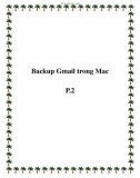 Backup Gmail trong Mac P.2