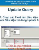 TÀI LIỆU HỌC Update Query