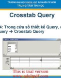 TÀI LIỆU HỌC Crosstab Query